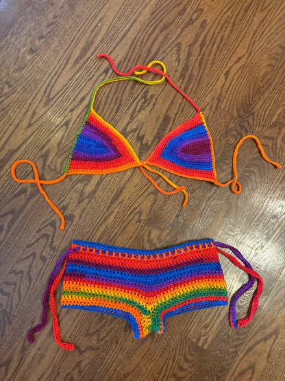 Skittles Short set