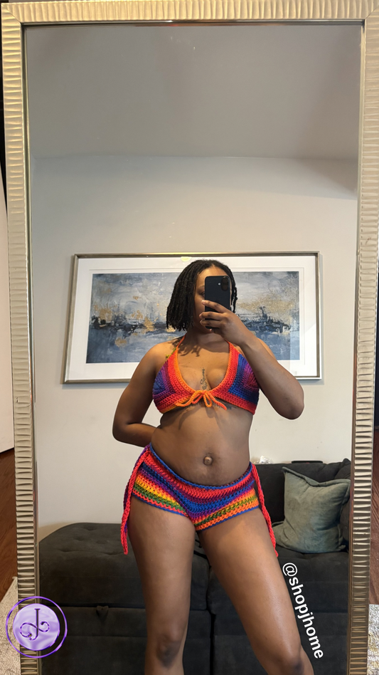 Skittles Short set