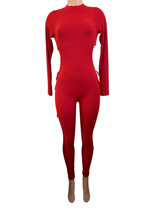 Side cutout jumpsuit